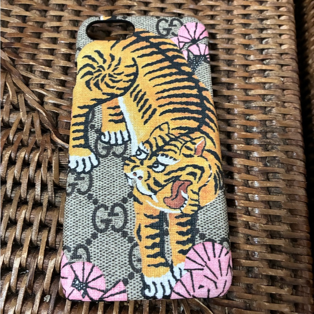 Gucci Designer Tiger Print Phone Case